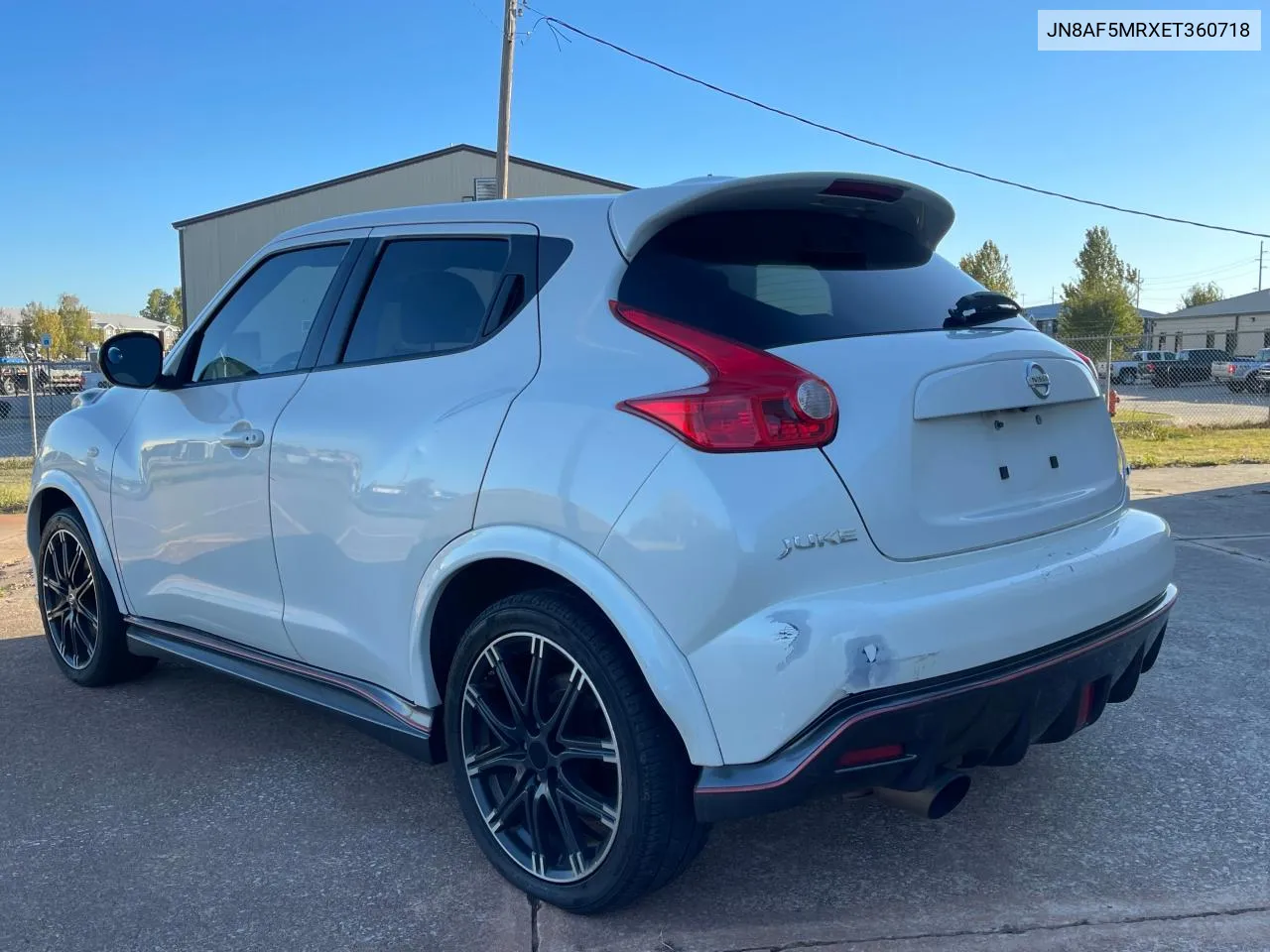 2014 Nissan Juke S VIN: JN8AF5MRXET360718 Lot: 80979884