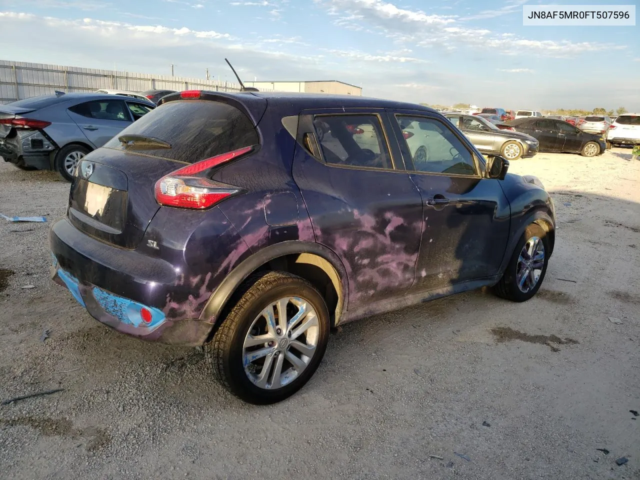 2015 Nissan Juke S VIN: JN8AF5MR0FT507596 Lot: 52845794