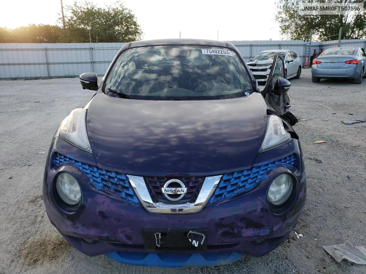 2015 Nissan Juke S VIN: JN8AF5MR0FT507596 Lot: 52845794