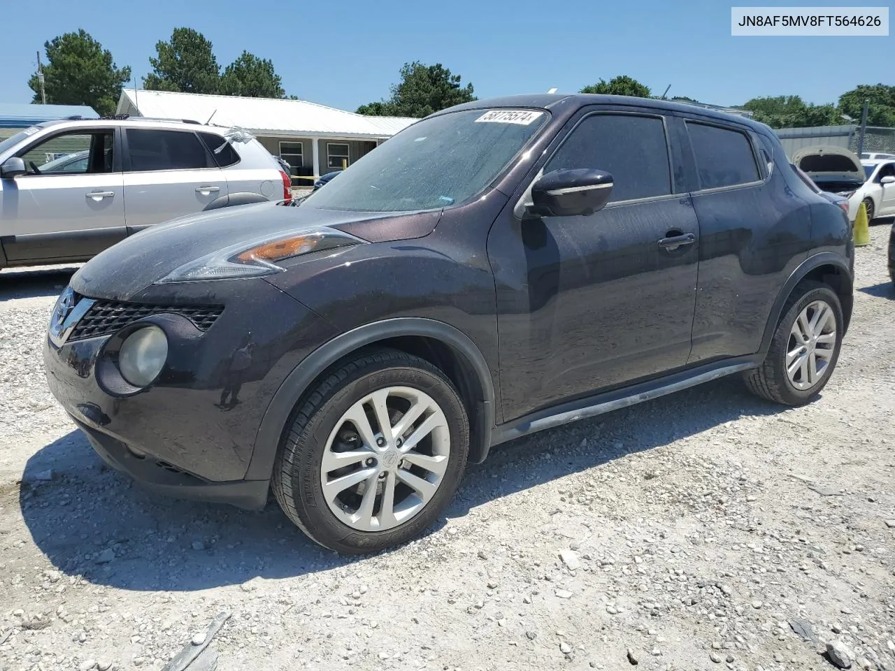 2015 Nissan Juke S VIN: JN8AF5MV8FT564626 Lot: 58775574