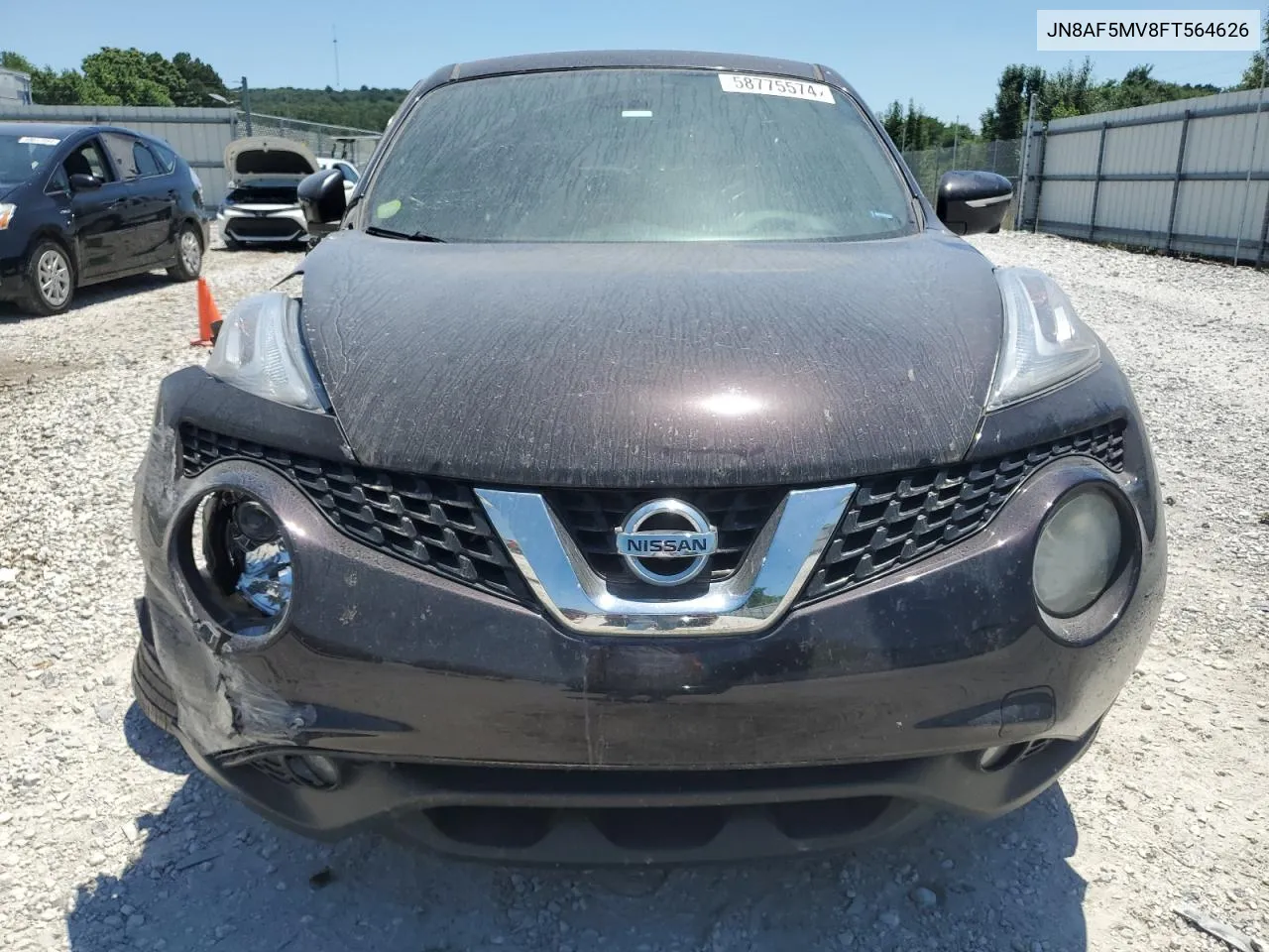 2015 Nissan Juke S VIN: JN8AF5MV8FT564626 Lot: 58775574