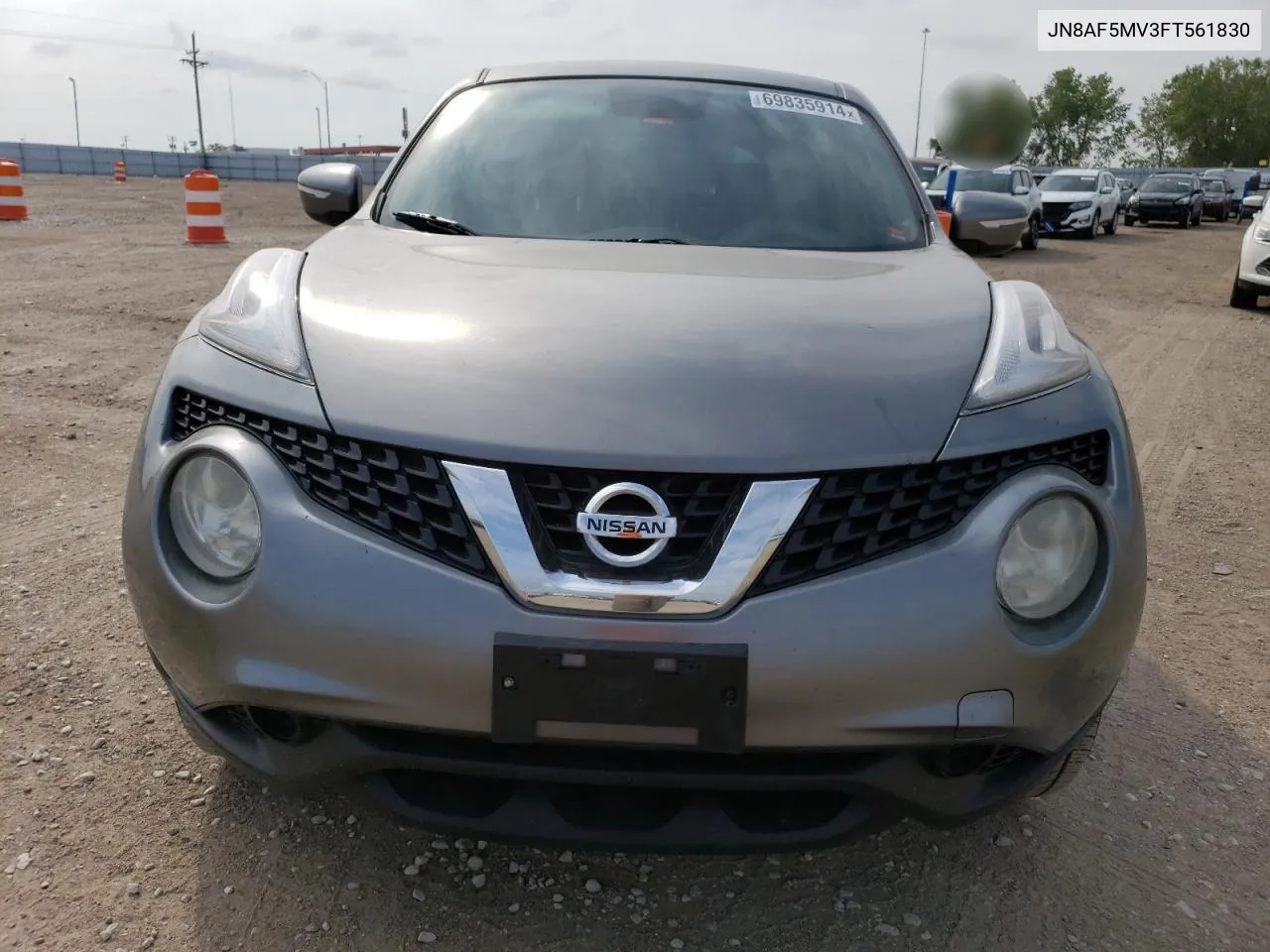 2015 Nissan Juke S VIN: JN8AF5MV3FT561830 Lot: 69835914