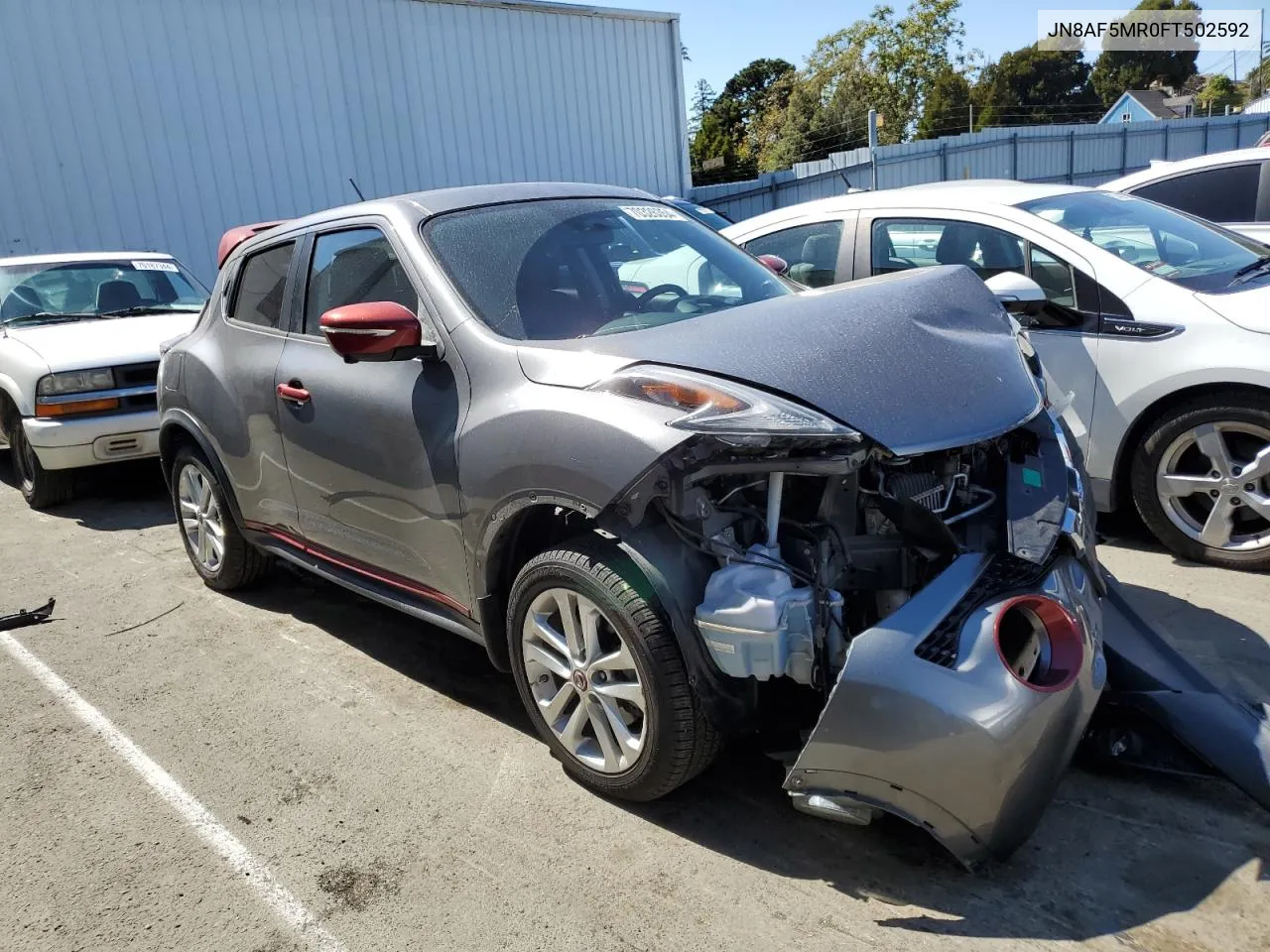 2015 Nissan Juke S VIN: JN8AF5MR0FT502592 Lot: 70326354