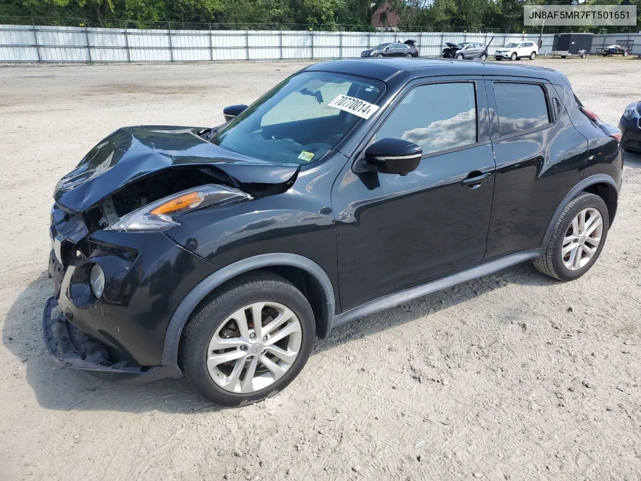 2015 Nissan Juke S VIN: JN8AF5MR7FT501651 Lot: 70770014