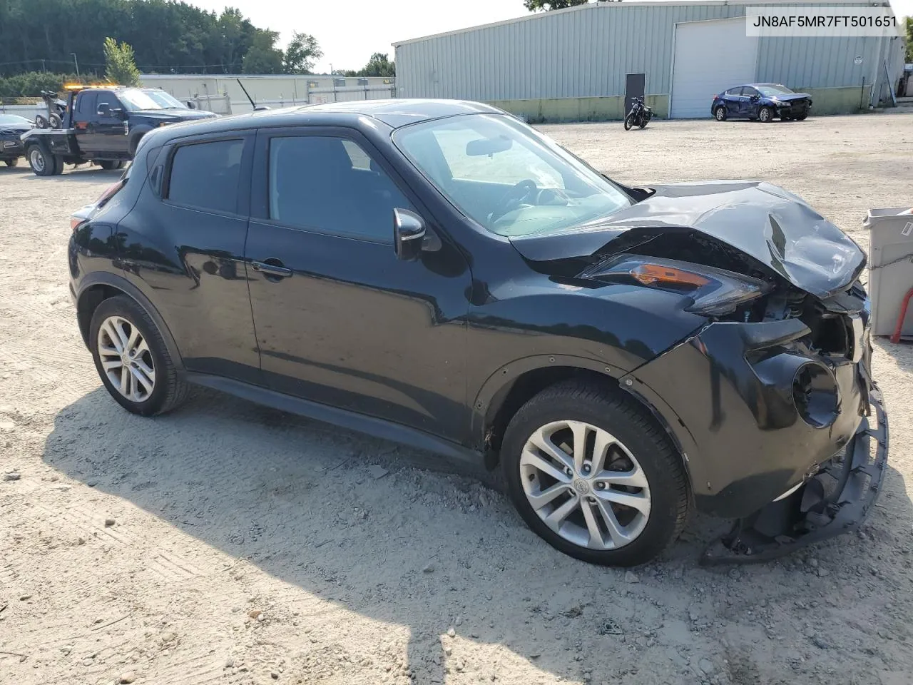 2015 Nissan Juke S VIN: JN8AF5MR7FT501651 Lot: 70770014