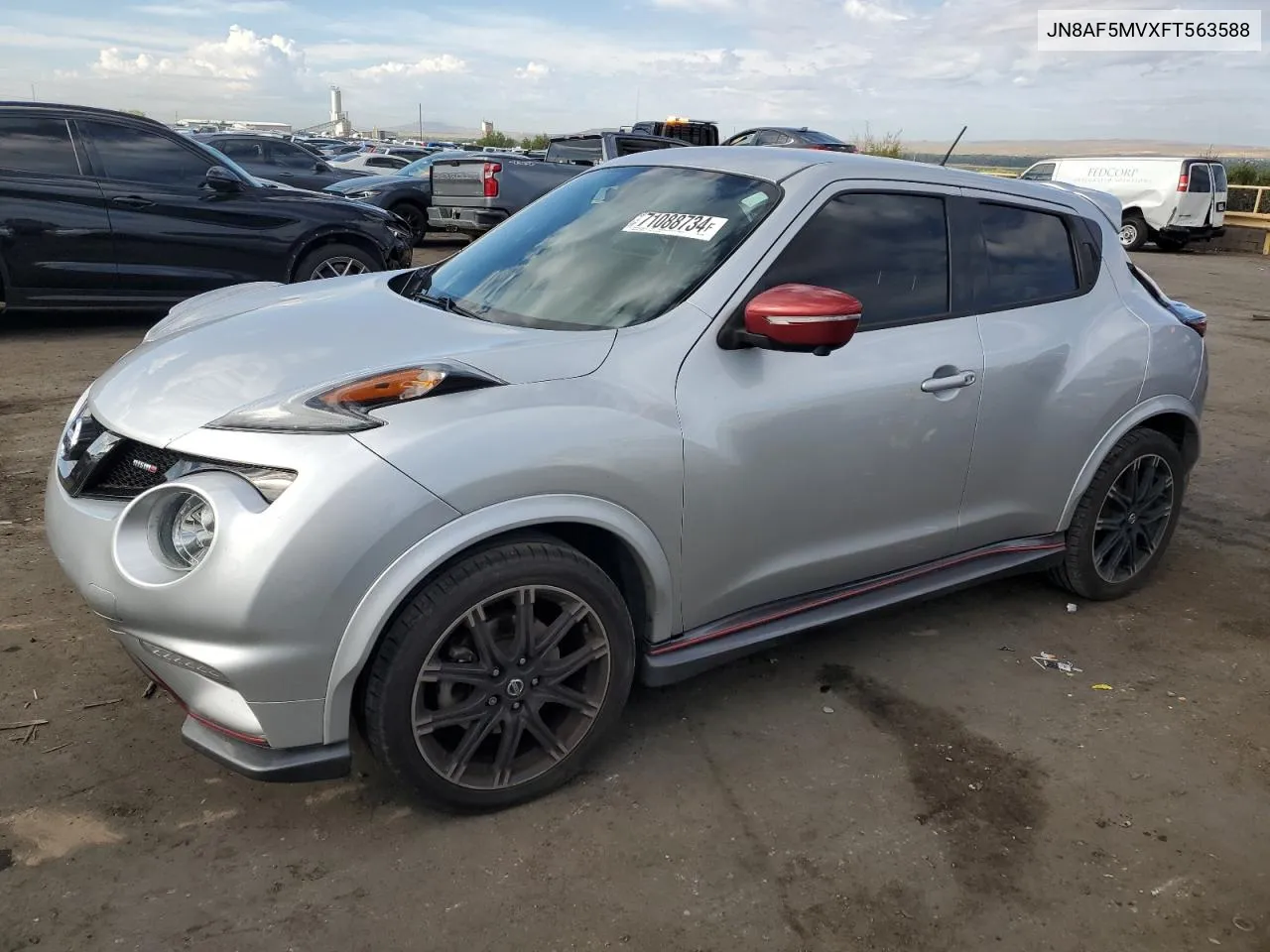 2015 Nissan Juke S VIN: JN8AF5MVXFT563588 Lot: 71088734