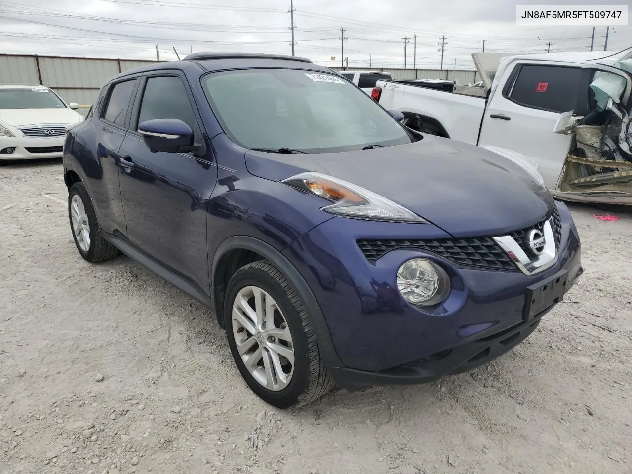 2015 Nissan Juke S VIN: JN8AF5MR5FT509747 Lot: 71421454