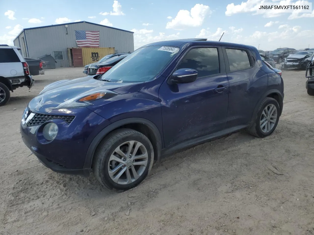 2015 Nissan Juke S VIN: JN8AF5MVXFT561162 Lot: 71506964