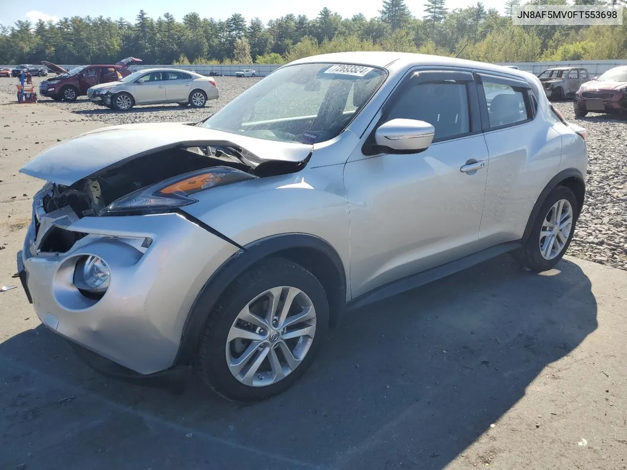 2015 Nissan Juke S VIN: JN8AF5MV0FT553698 Lot: 72693524