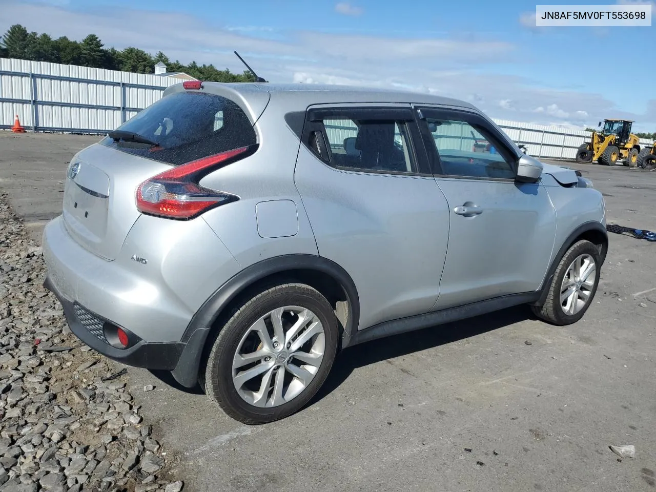 2015 Nissan Juke S VIN: JN8AF5MV0FT553698 Lot: 72693524