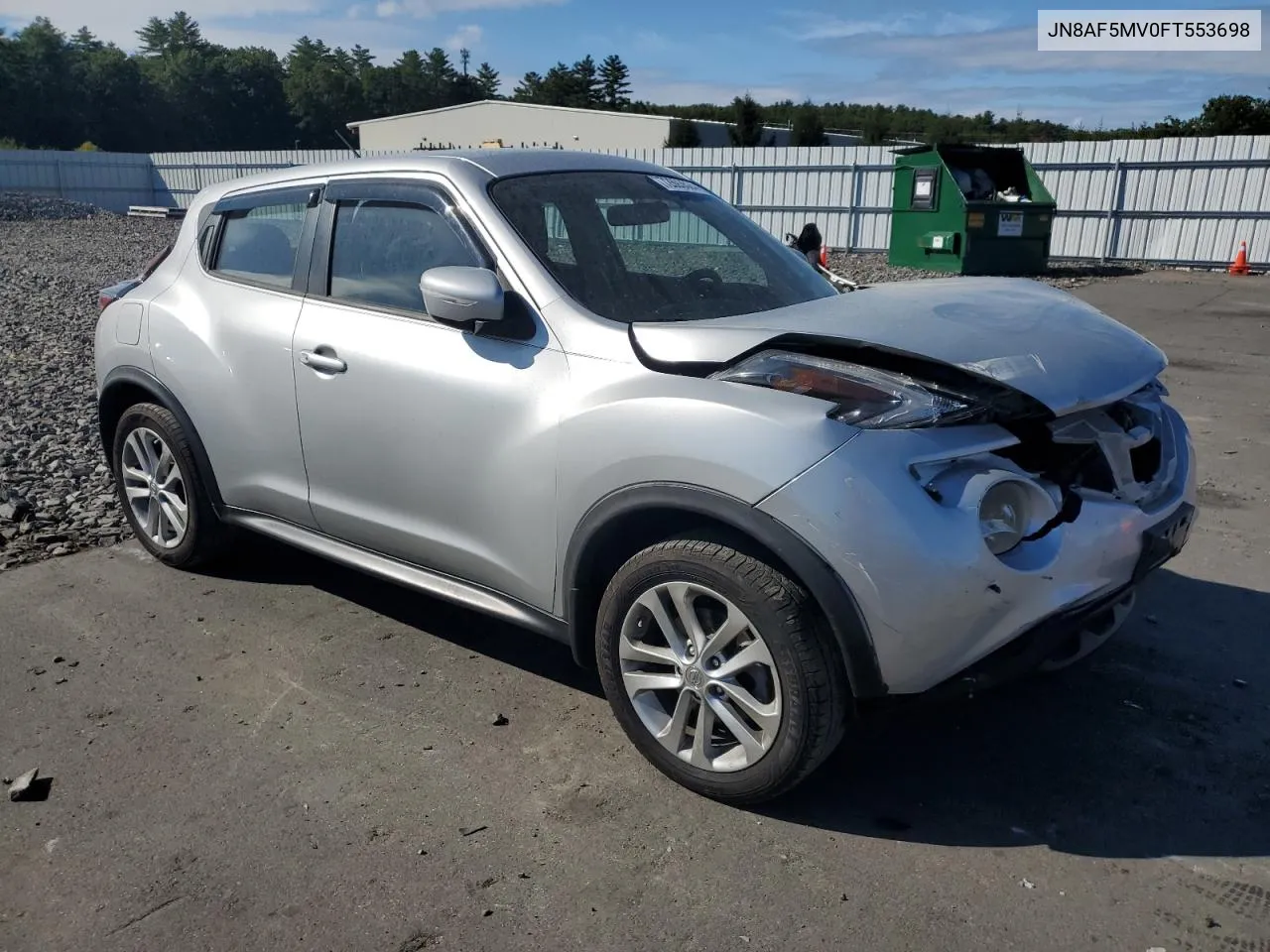 2015 Nissan Juke S VIN: JN8AF5MV0FT553698 Lot: 72693524