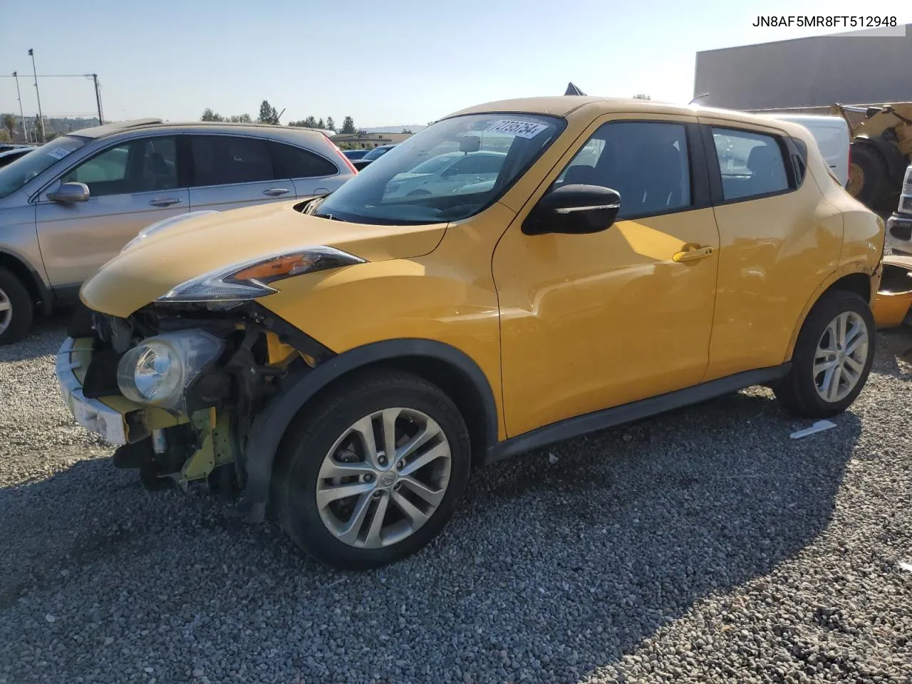 2015 Nissan Juke S VIN: JN8AF5MR8FT512948 Lot: 72795754