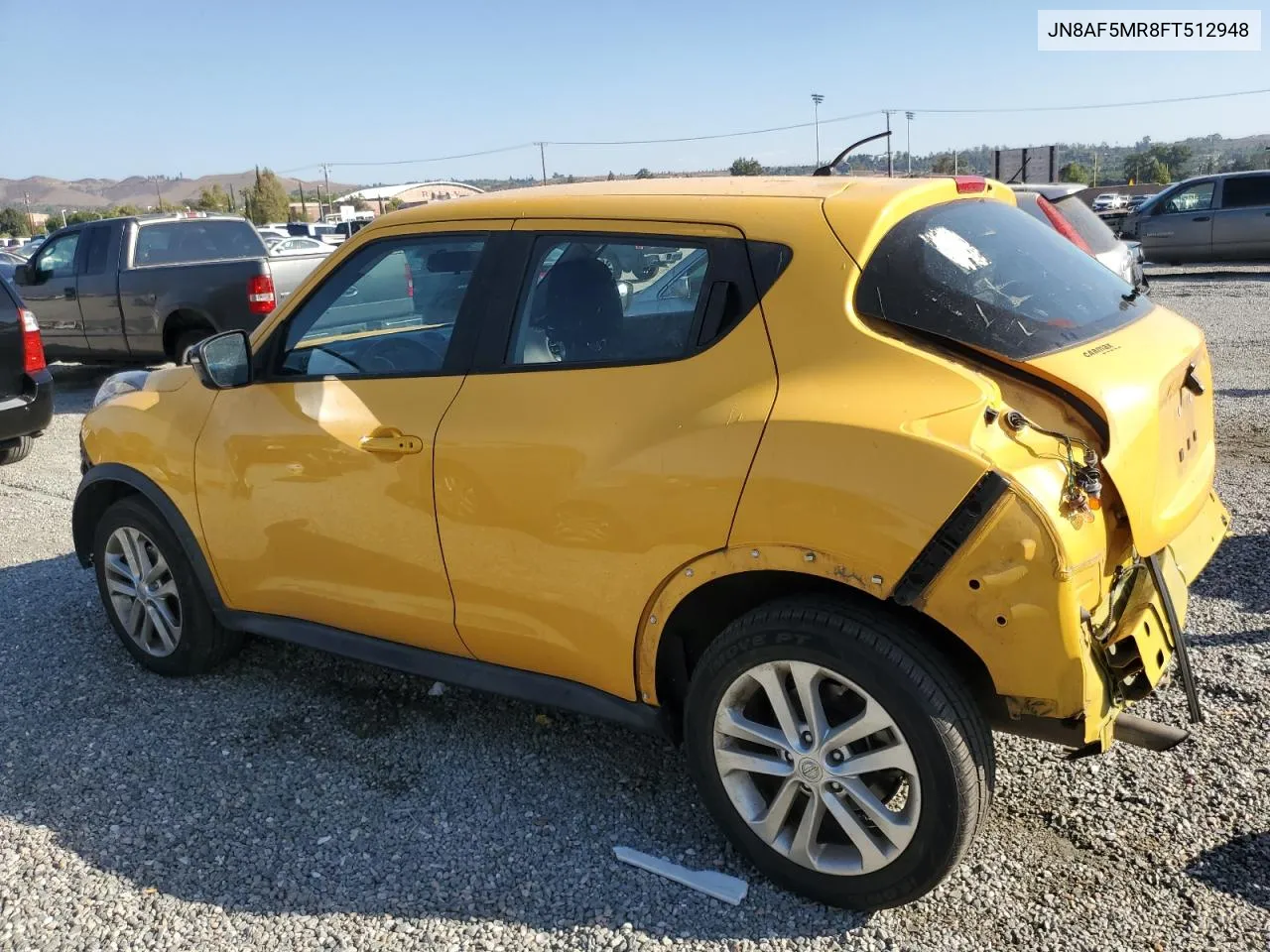 2015 Nissan Juke S VIN: JN8AF5MR8FT512948 Lot: 72795754