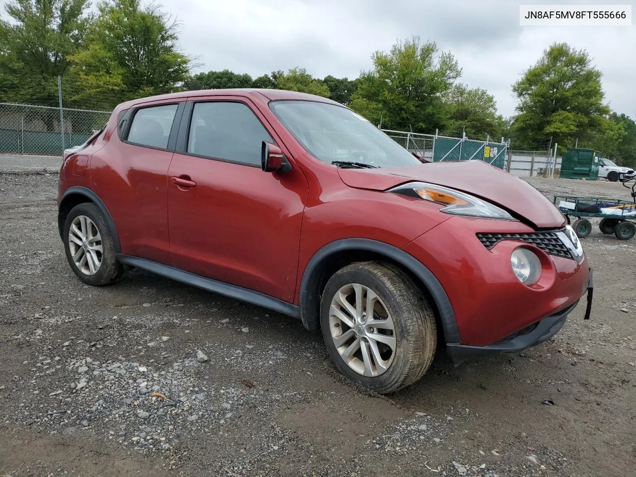 2015 Nissan Juke S VIN: JN8AF5MV8FT555666 Lot: 73054504