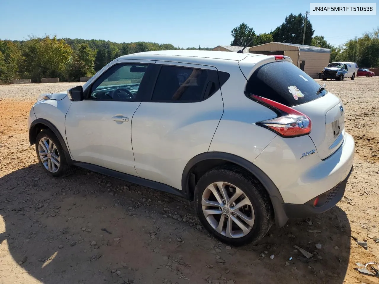 2015 Nissan Juke S VIN: JN8AF5MR1FT510538 Lot: 75187234