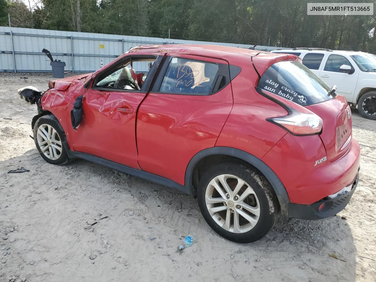 2015 Nissan Juke S VIN: JN8AF5MR1FT513665 Lot: 75250744