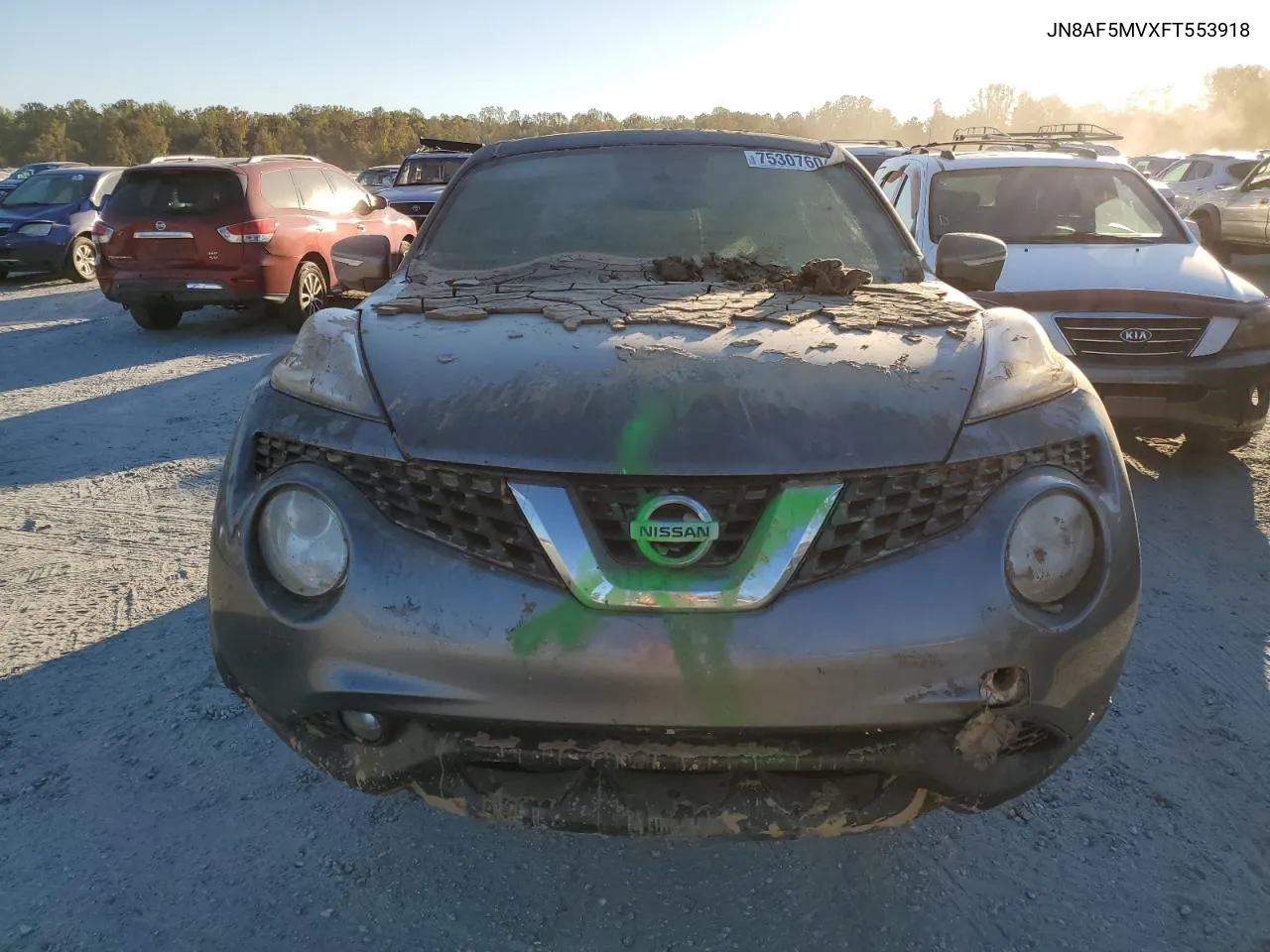 2015 Nissan Juke S VIN: JN8AF5MVXFT553918 Lot: 75307604