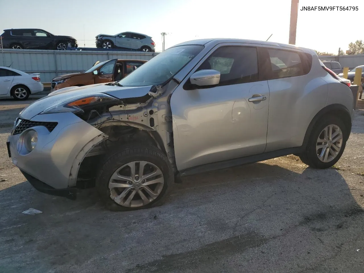 2015 Nissan Juke S VIN: JN8AF5MV9FT564795 Lot: 75417114