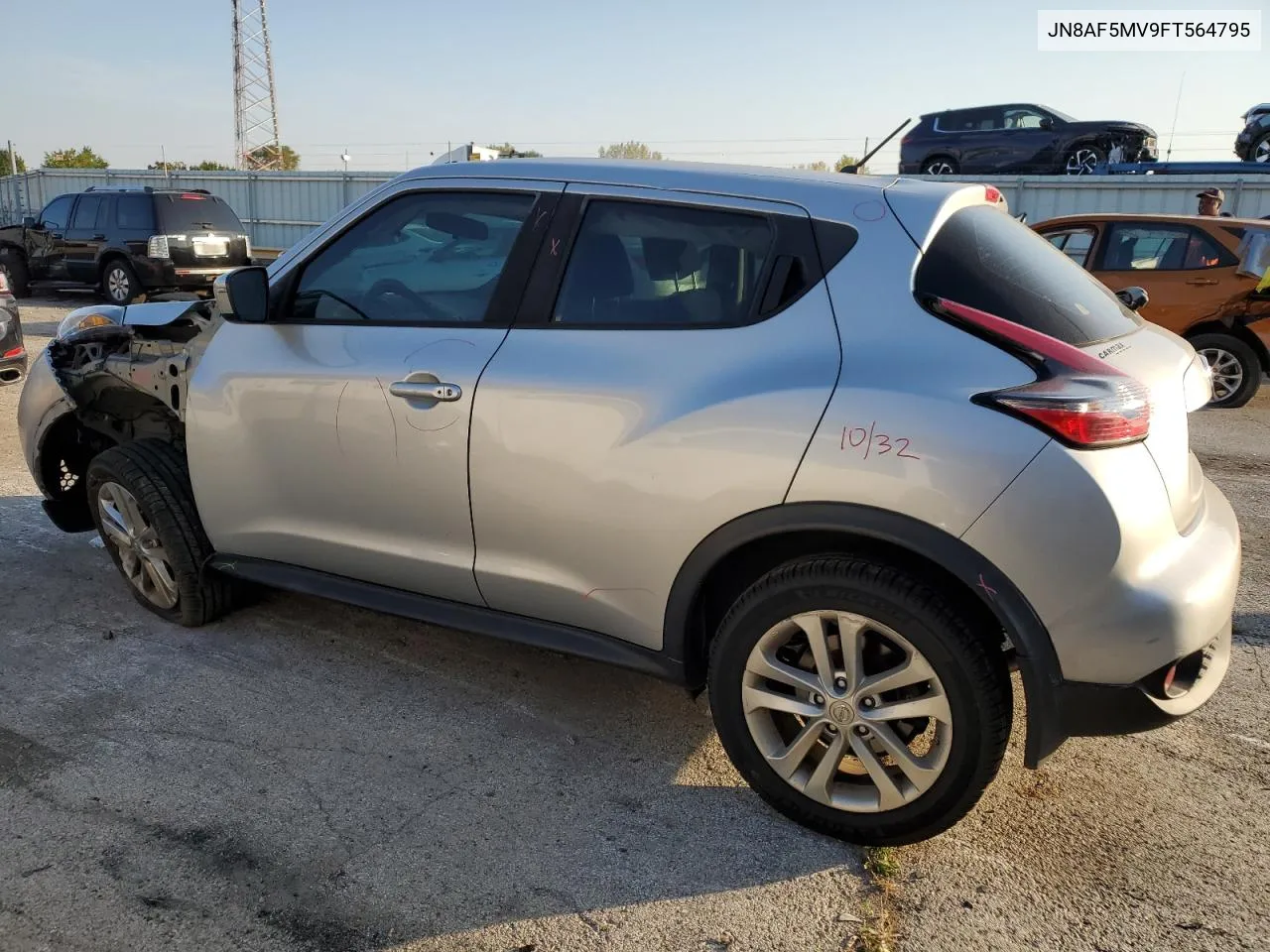 2015 Nissan Juke S VIN: JN8AF5MV9FT564795 Lot: 75417114