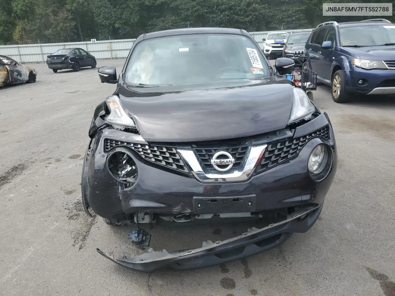 2015 Nissan Juke S VIN: JN8AF5MV7FT552788 Lot: 75537094