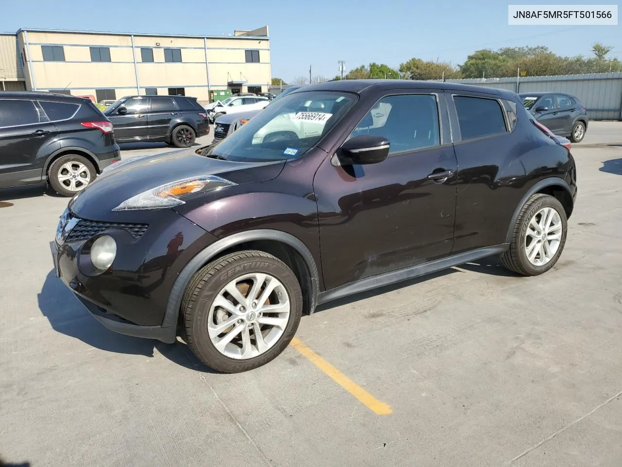 2015 Nissan Juke S VIN: JN8AF5MR5FT501566 Lot: 75566914