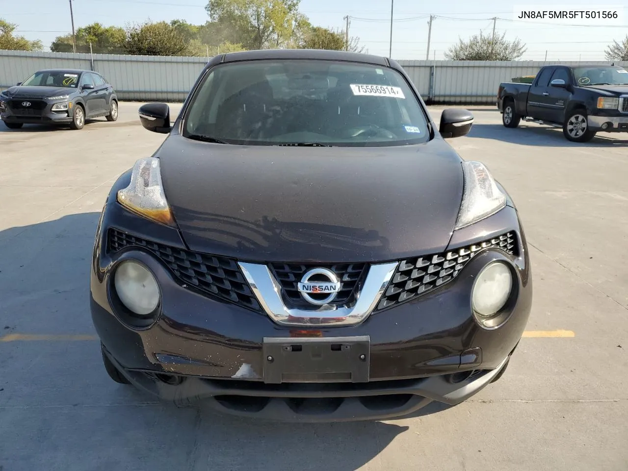 2015 Nissan Juke S VIN: JN8AF5MR5FT501566 Lot: 75566914