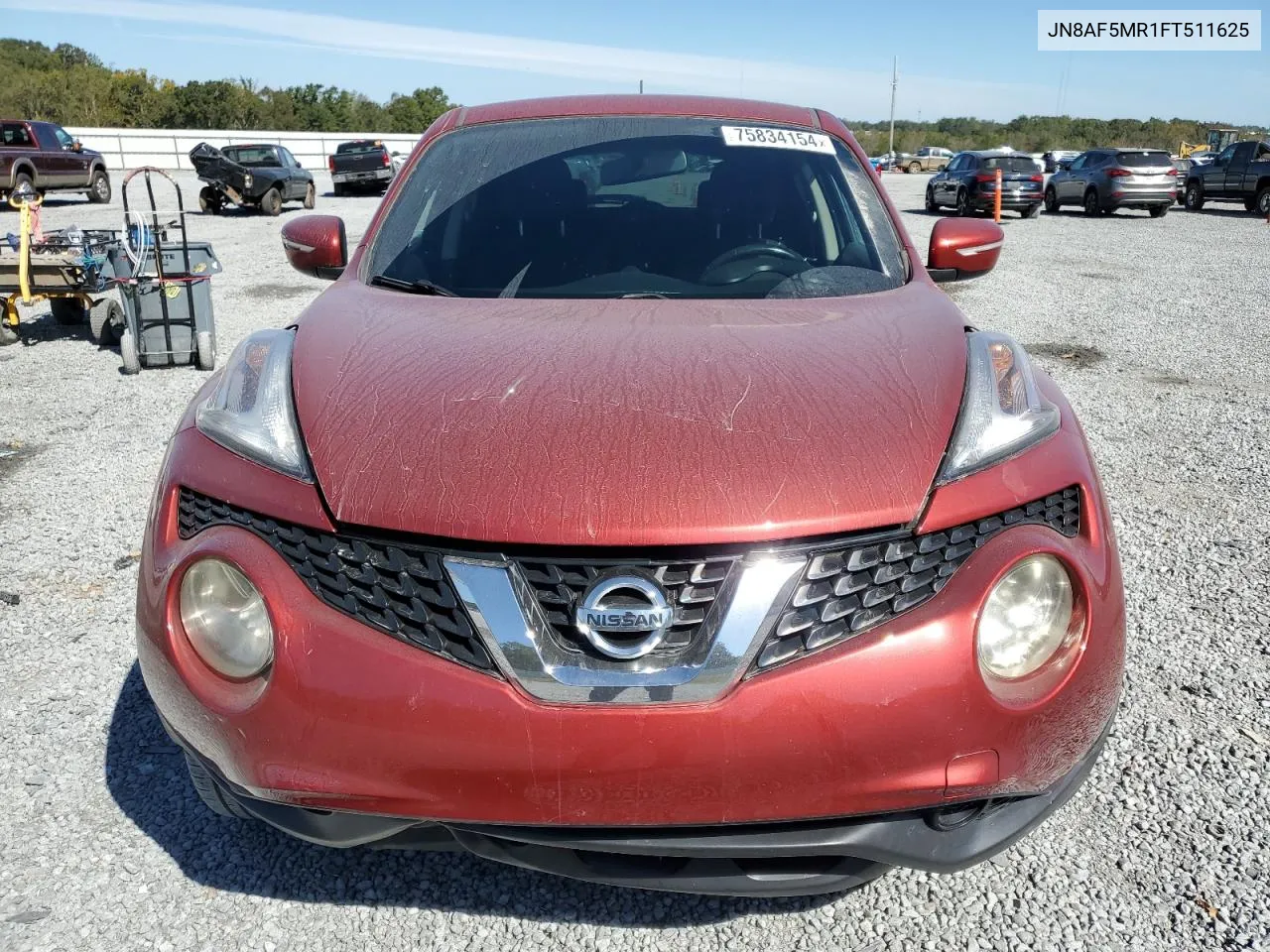 2015 Nissan Juke S VIN: JN8AF5MR1FT511625 Lot: 75834154