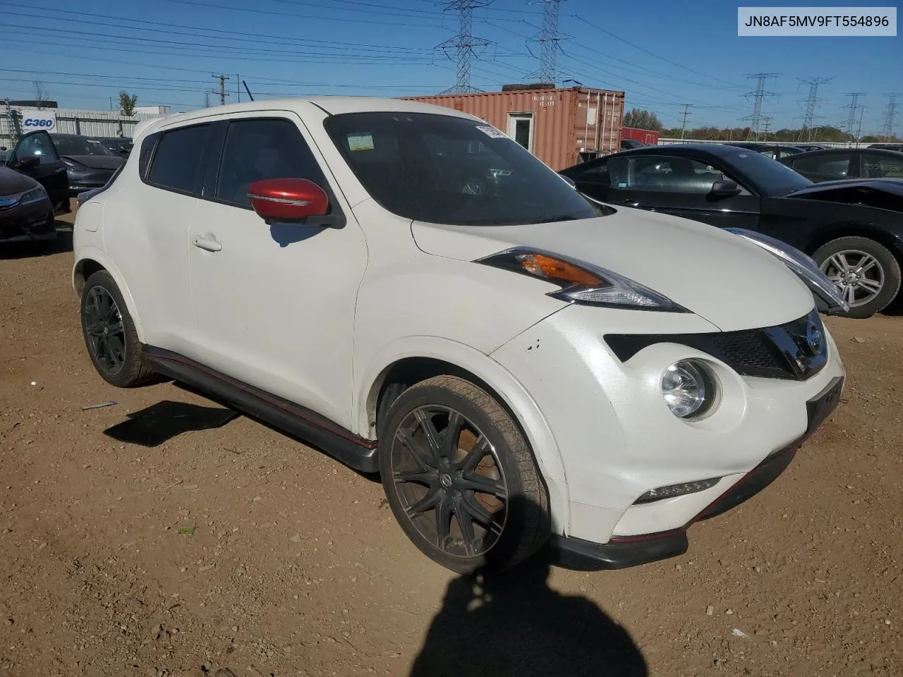 2015 Nissan Juke S VIN: JN8AF5MV9FT554896 Lot: 75928814