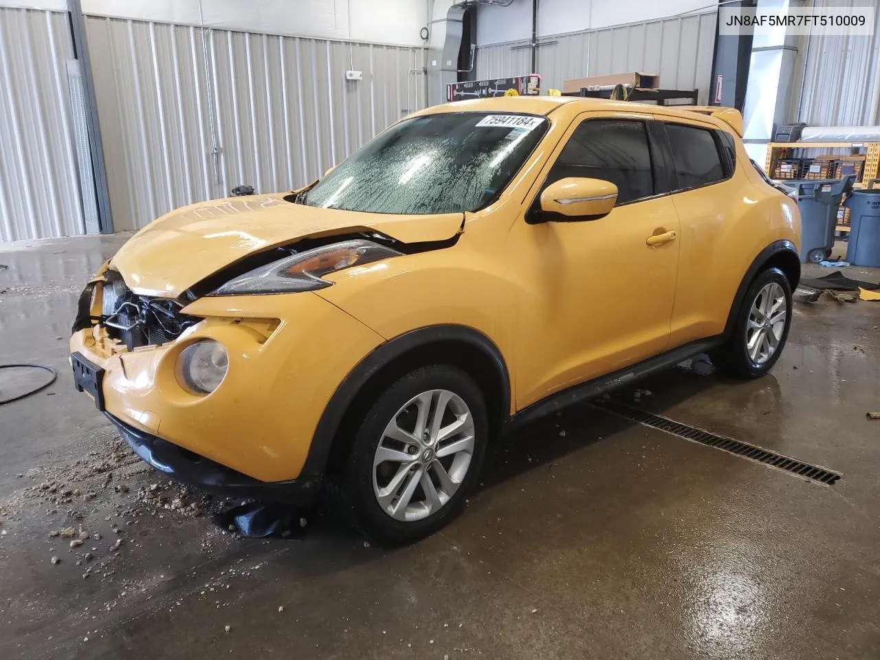 2015 Nissan Juke S VIN: JN8AF5MR7FT510009 Lot: 75941184