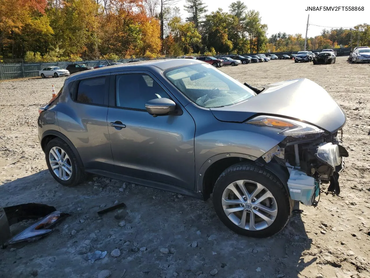 2015 Nissan Juke S VIN: JN8AF5MV2FT558868 Lot: 76674774