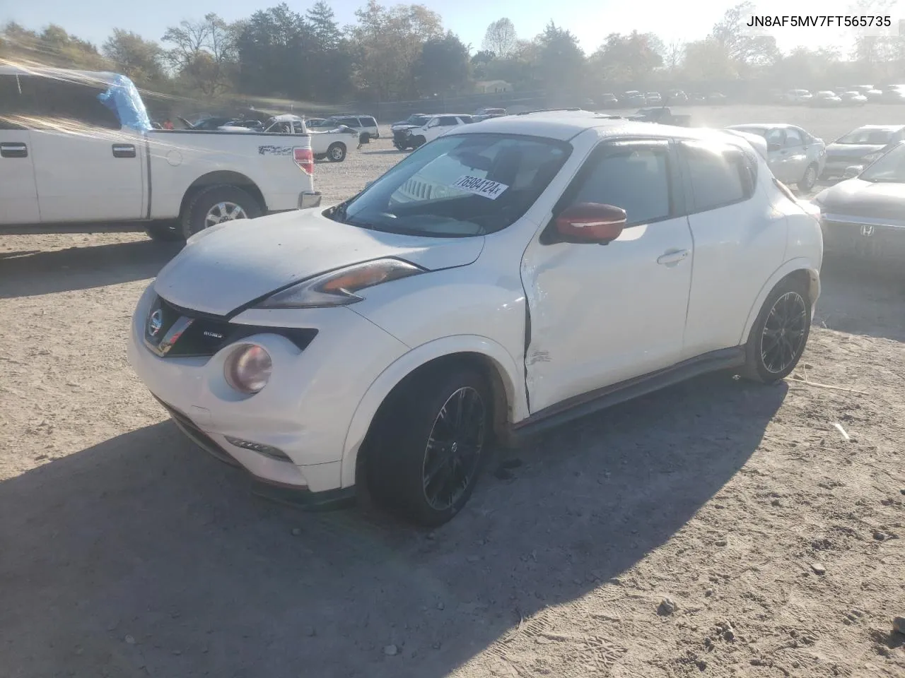 2015 Nissan Juke S VIN: JN8AF5MV7FT565735 Lot: 76984124