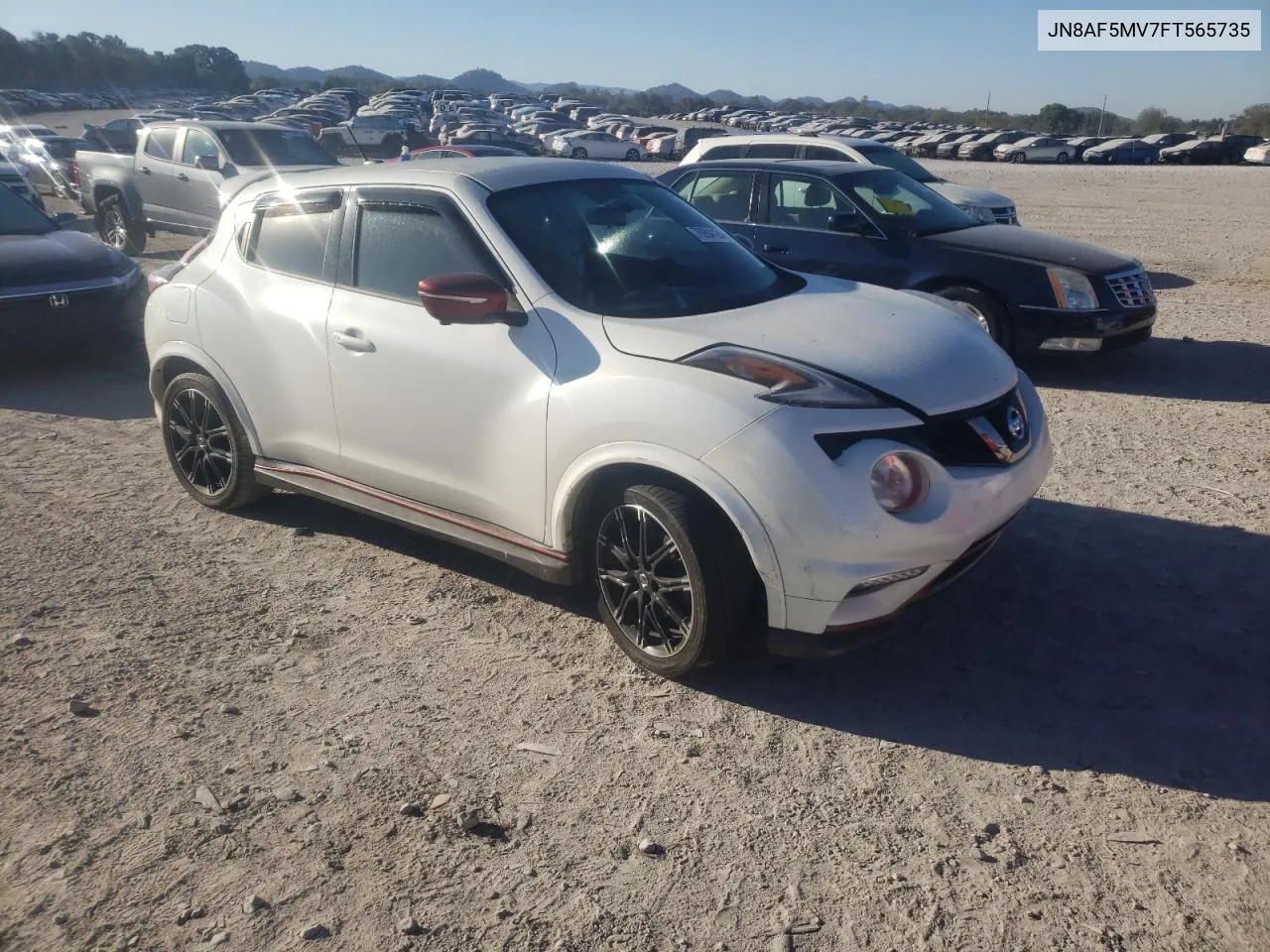 2015 Nissan Juke S VIN: JN8AF5MV7FT565735 Lot: 76984124