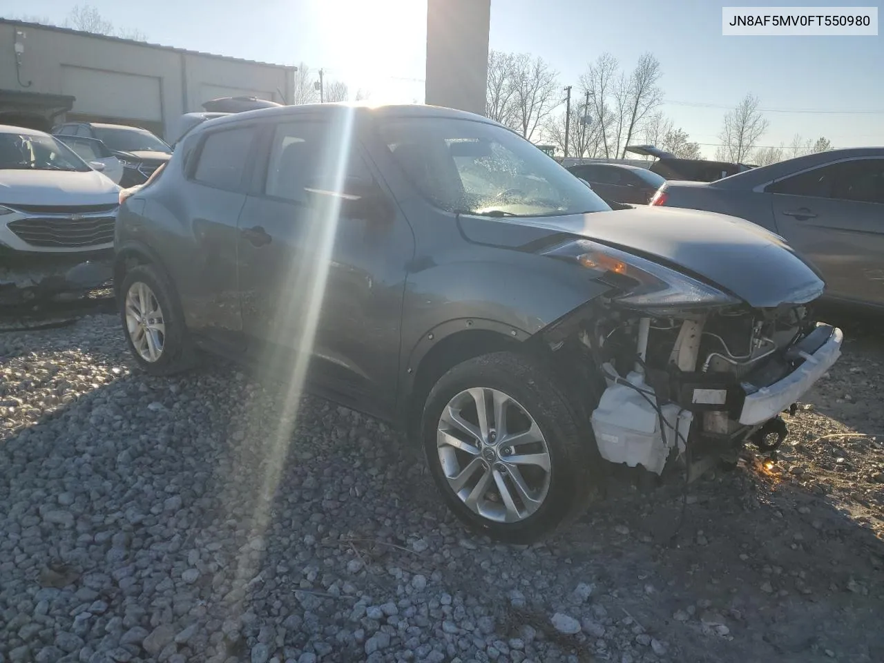 2015 Nissan Juke S VIN: JN8AF5MV0FT550980 Lot: 80062054