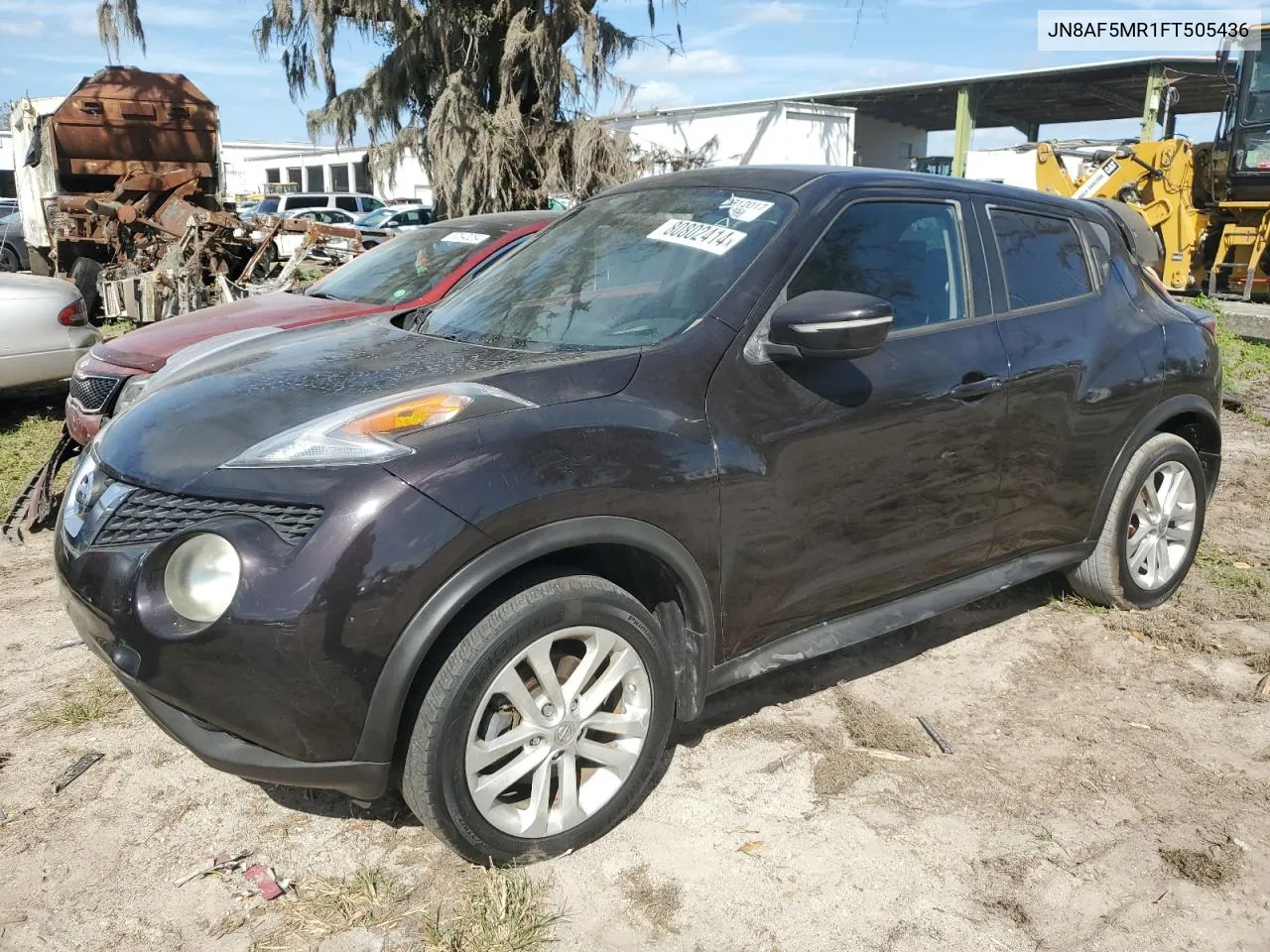 2015 Nissan Juke S VIN: JN8AF5MR1FT505436 Lot: 80802414