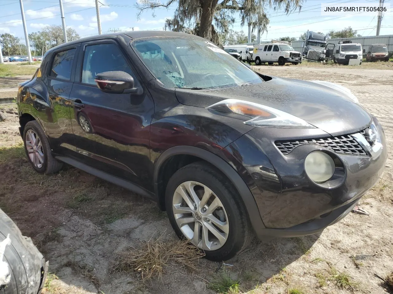 2015 Nissan Juke S VIN: JN8AF5MR1FT505436 Lot: 80802414