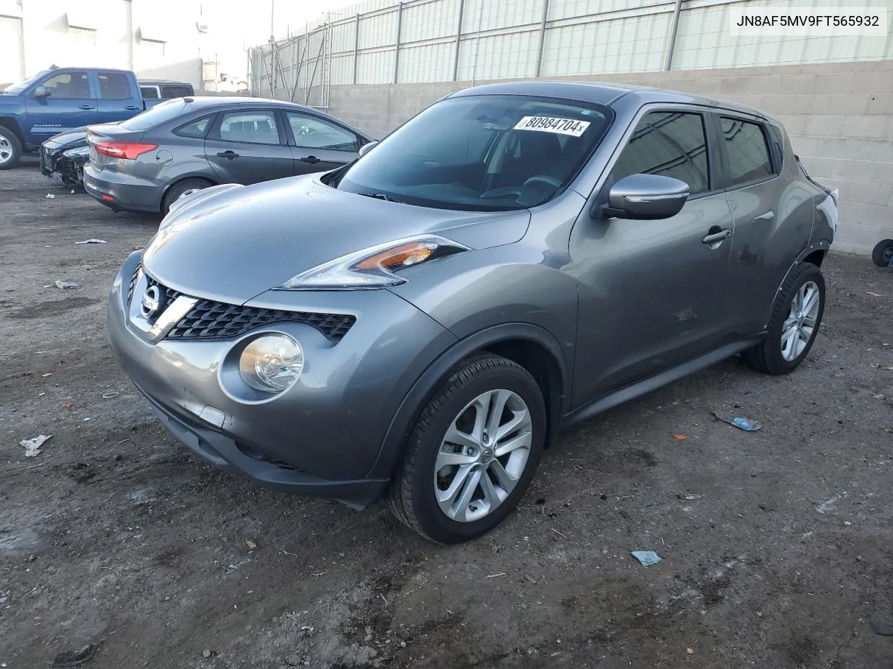 2015 Nissan Juke S VIN: JN8AF5MV9FT565932 Lot: 80984704