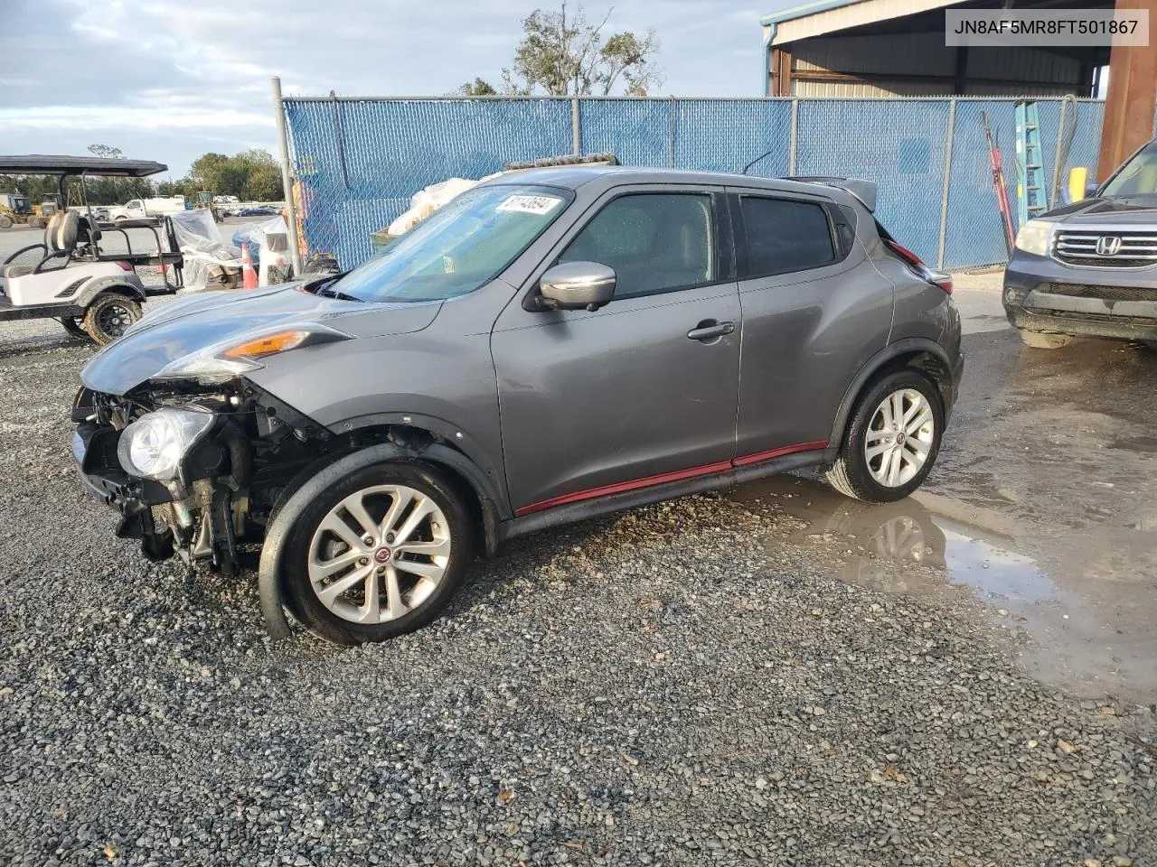 2015 Nissan Juke S VIN: JN8AF5MR8FT501867 Lot: 81143694