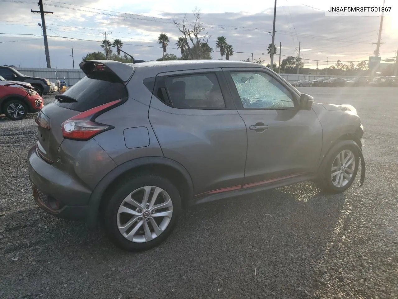 2015 Nissan Juke S VIN: JN8AF5MR8FT501867 Lot: 81143694