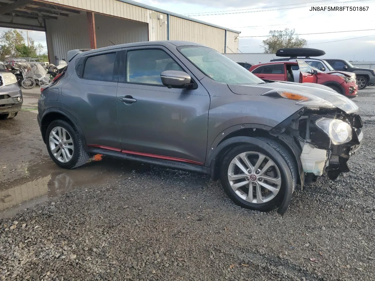 2015 Nissan Juke S VIN: JN8AF5MR8FT501867 Lot: 81143694