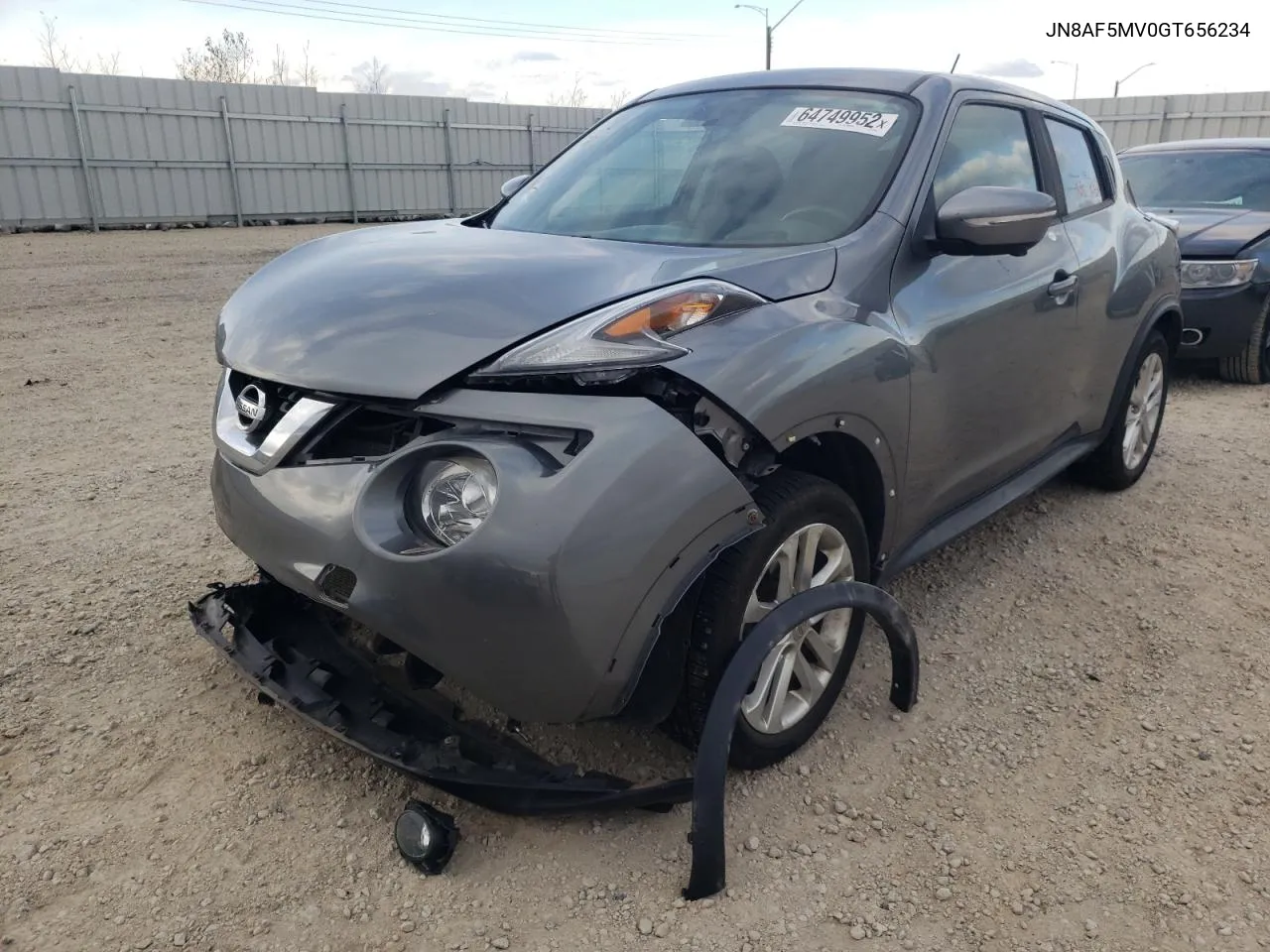 2016 Nissan Juke S VIN: JN8AF5MV0GT656234 Lot: 64749952