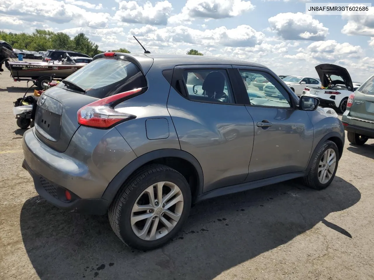 2016 Nissan Juke S VIN: JN8AF5MR3GT602686 Lot: 67241484