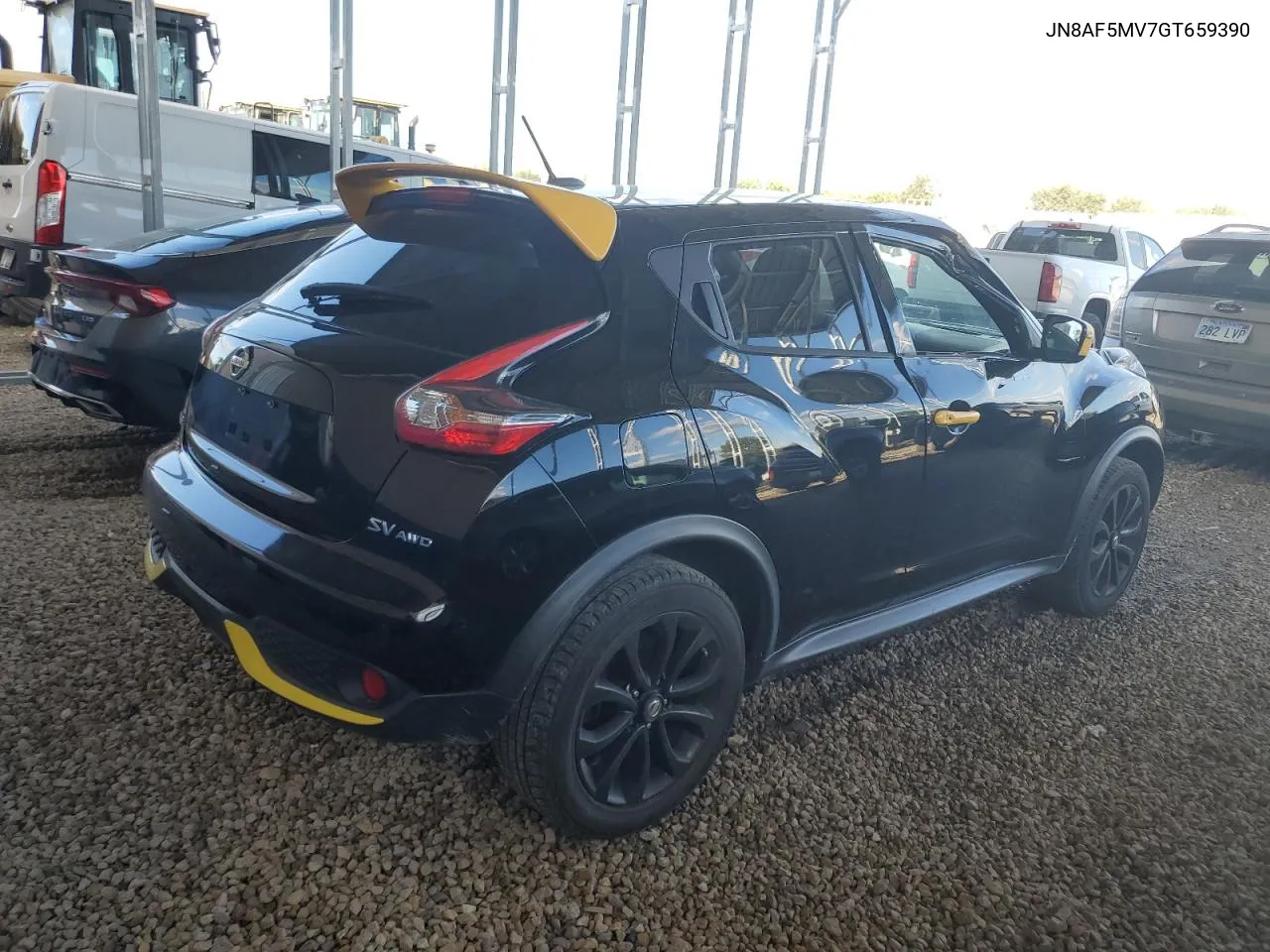 2016 Nissan Juke S VIN: JN8AF5MV7GT659390 Lot: 72653014