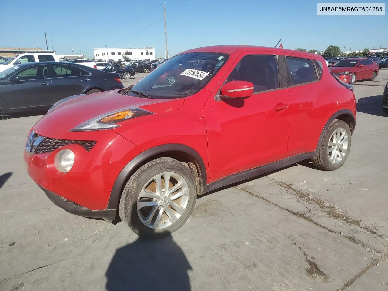 2016 Nissan Juke S VIN: JN8AF5MR6GT604285 Lot: 73180554