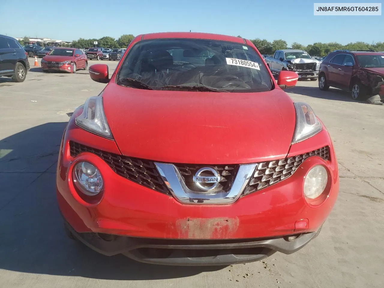 2016 Nissan Juke S VIN: JN8AF5MR6GT604285 Lot: 73180554