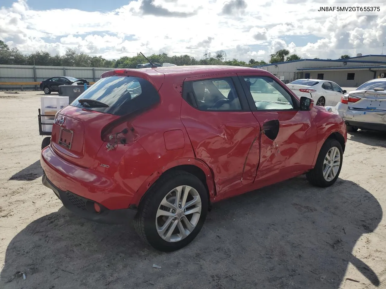 2016 Nissan Juke S VIN: JN8AF5MV2GT655375 Lot: 74092784