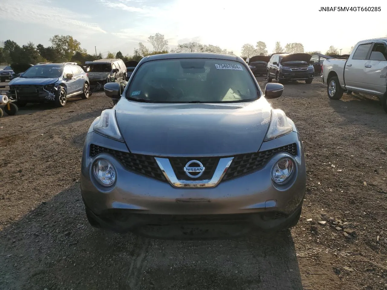 2016 Nissan Juke S VIN: JN8AF5MV4GT660285 Lot: 75407904