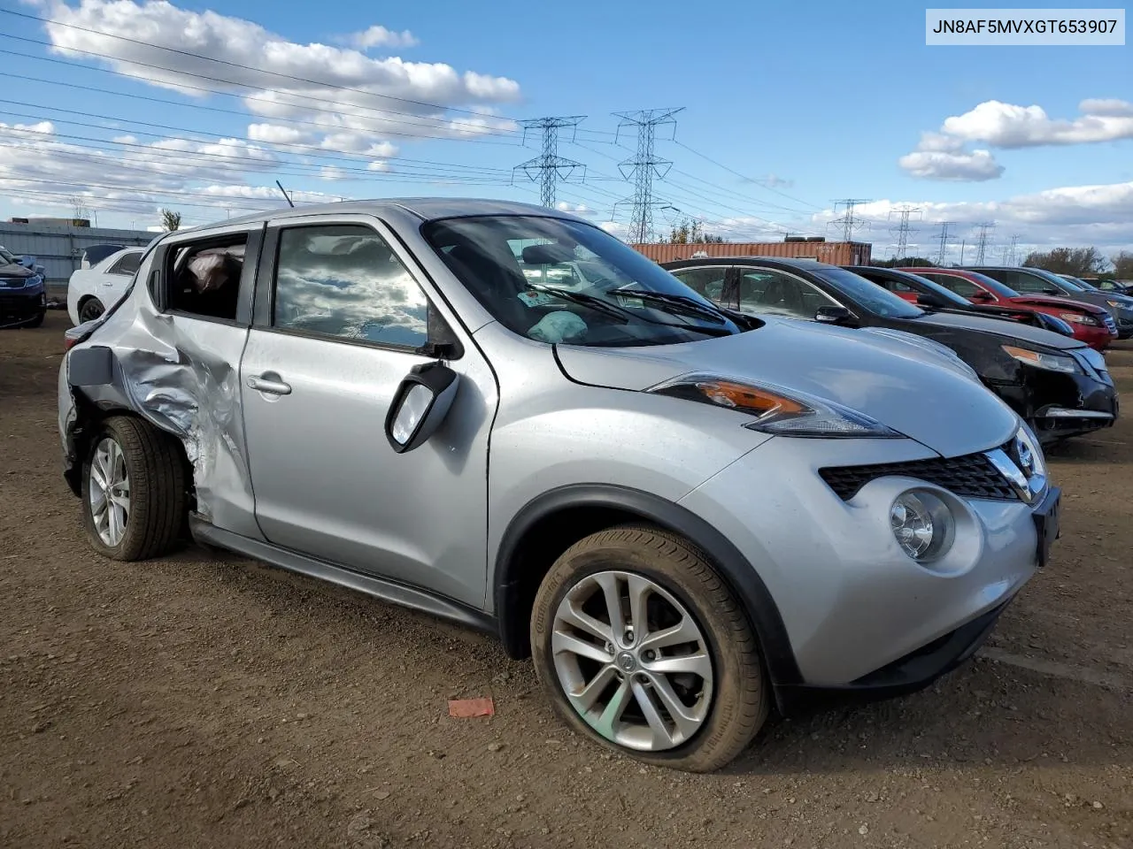 2016 Nissan Juke S VIN: JN8AF5MVXGT653907 Lot: 76106364