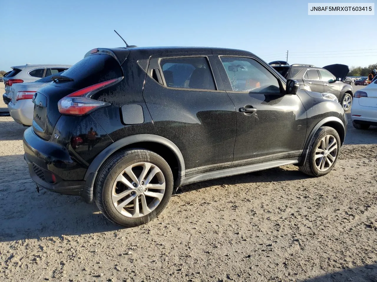 2016 Nissan Juke S VIN: JN8AF5MRXGT603415 Lot: 78669214