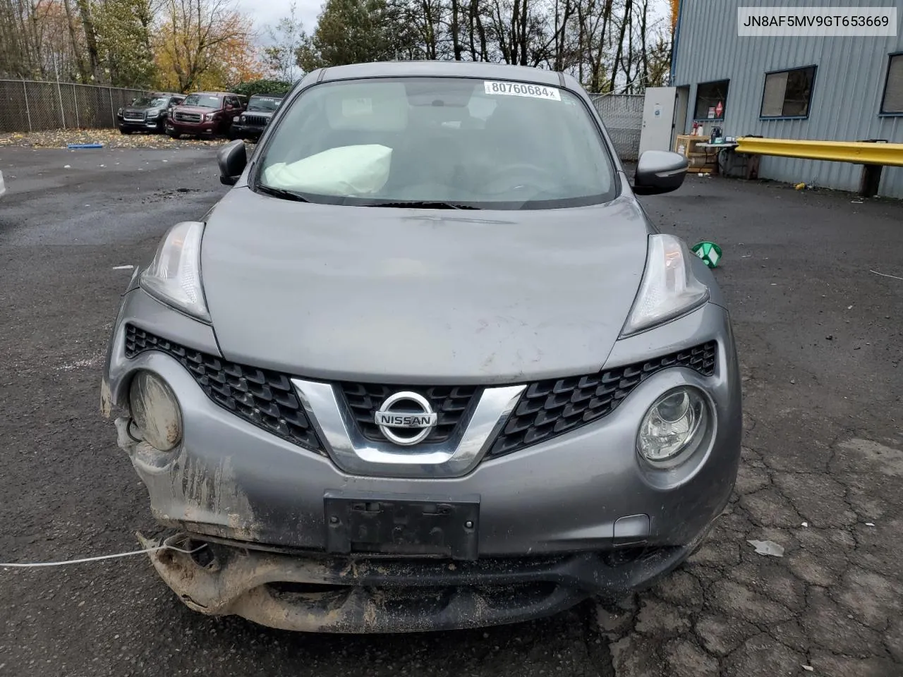 2016 Nissan Juke S VIN: JN8AF5MV9GT653669 Lot: 80760684