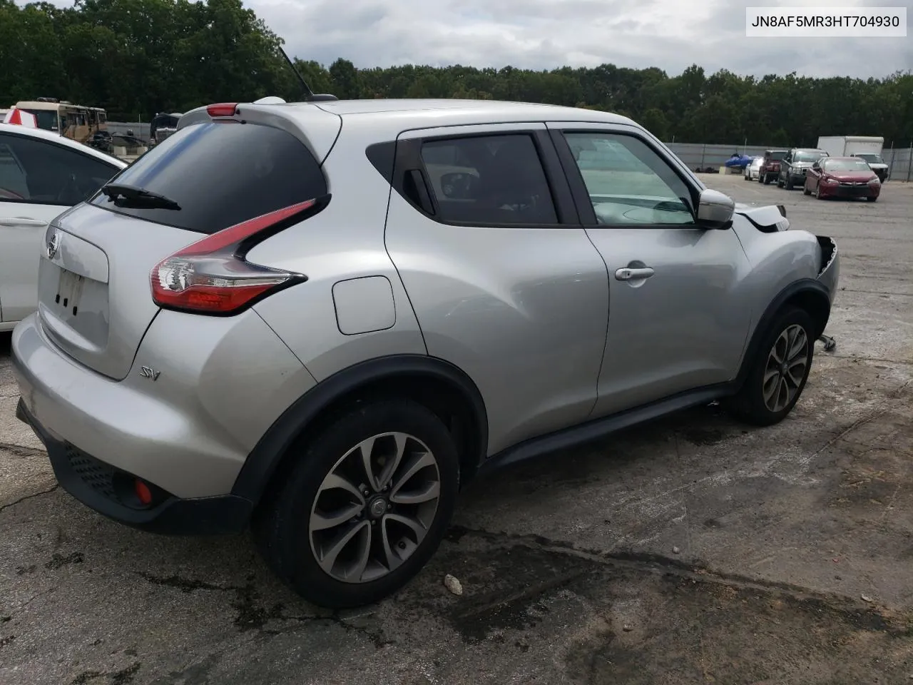 2017 Nissan Juke S VIN: JN8AF5MR3HT704930 Lot: 72766964